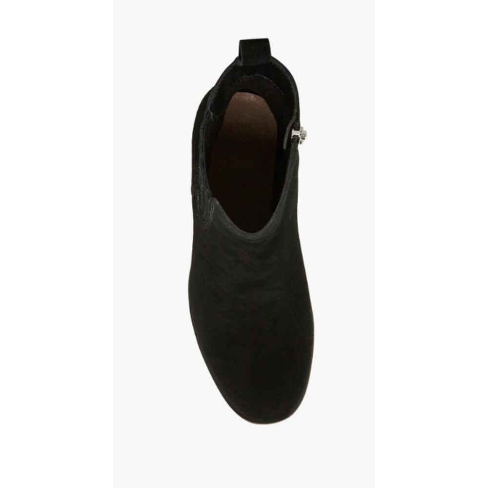 Blondo Sonali Waterproof Suede Ankle Mid Boots | Womens 7, Black NEW - Picture 2 of 6